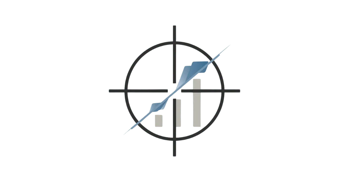 crosshair over simple chart