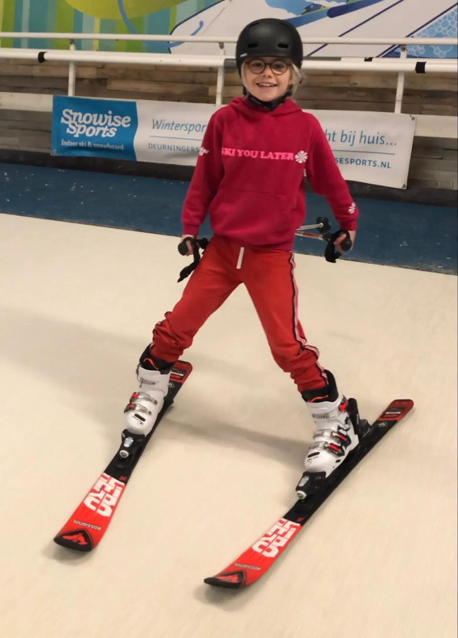 ski les voor kinderen, ze leren echt skiën!