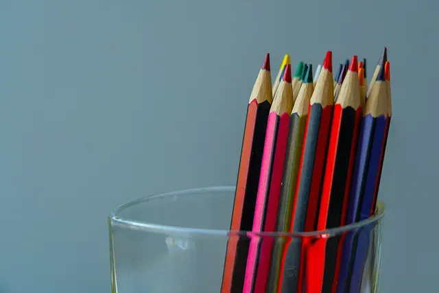 sharpened pencils to take notes on how to self-publish a book