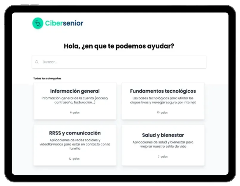 Cibersenior Base de conocimiento