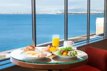 Sheraton Grande Tokyo Bay Hotel Sheraton Club Breakfast View