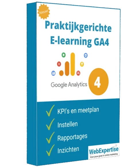 Praktijkgerichte E-learning GA4 cursus 
