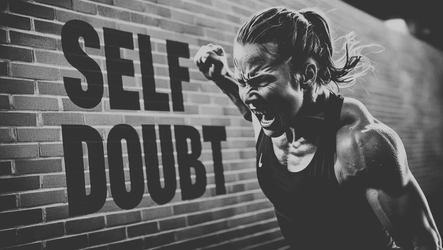 Athlete experiencing self doubt