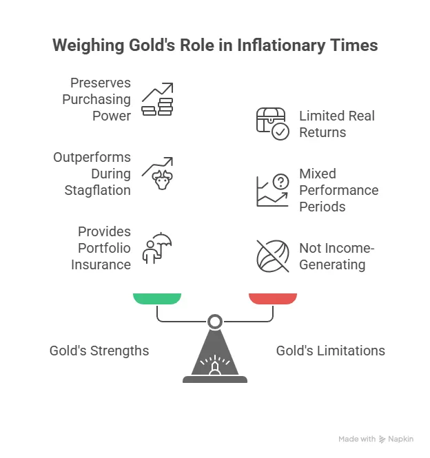How gold performs during stagflation visual