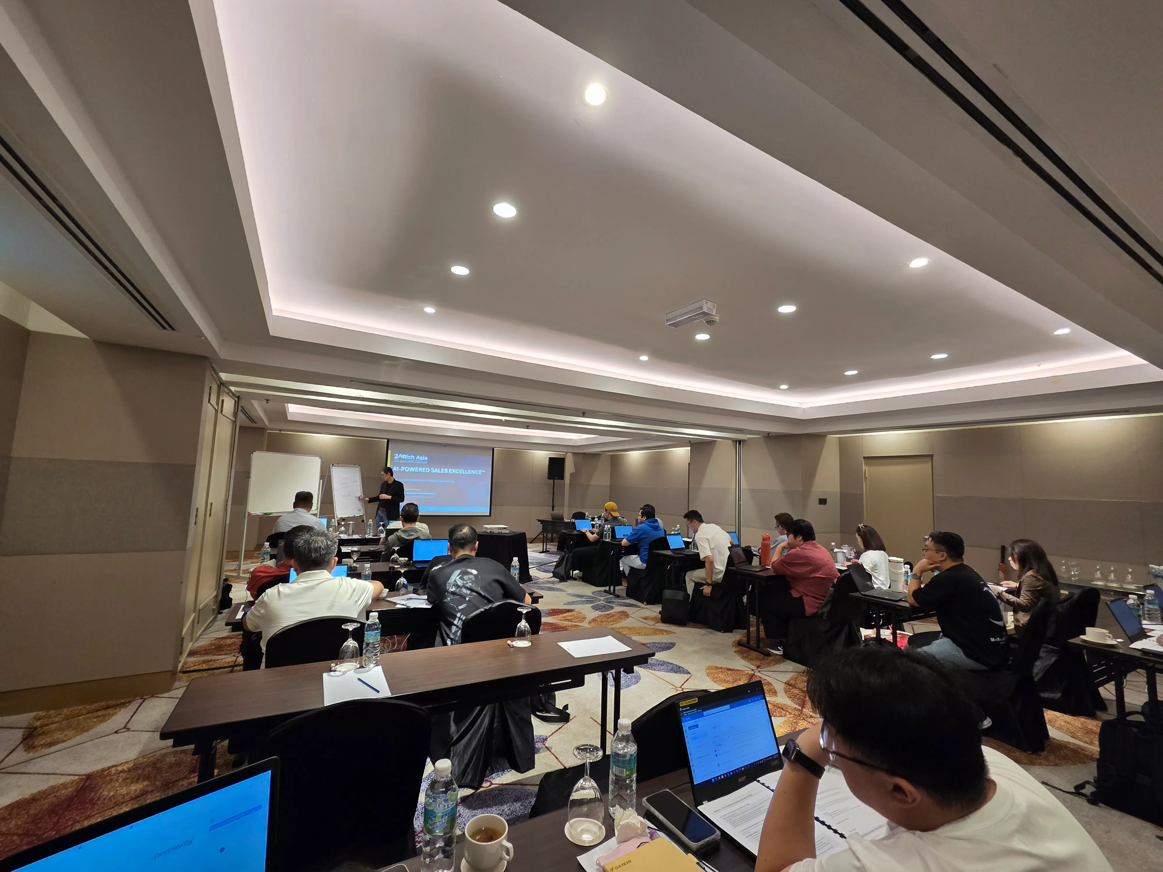 2NRich Asia AI-Powered Solutions training session in Malaysia — participants engaged in experiential learning and team activities