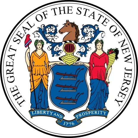 The Great Seal of the State of the New Jersey