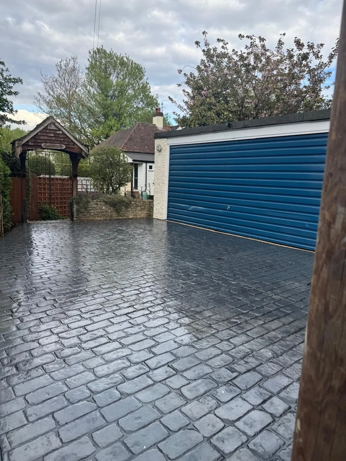 Pattern Imprinted Concrete Staines