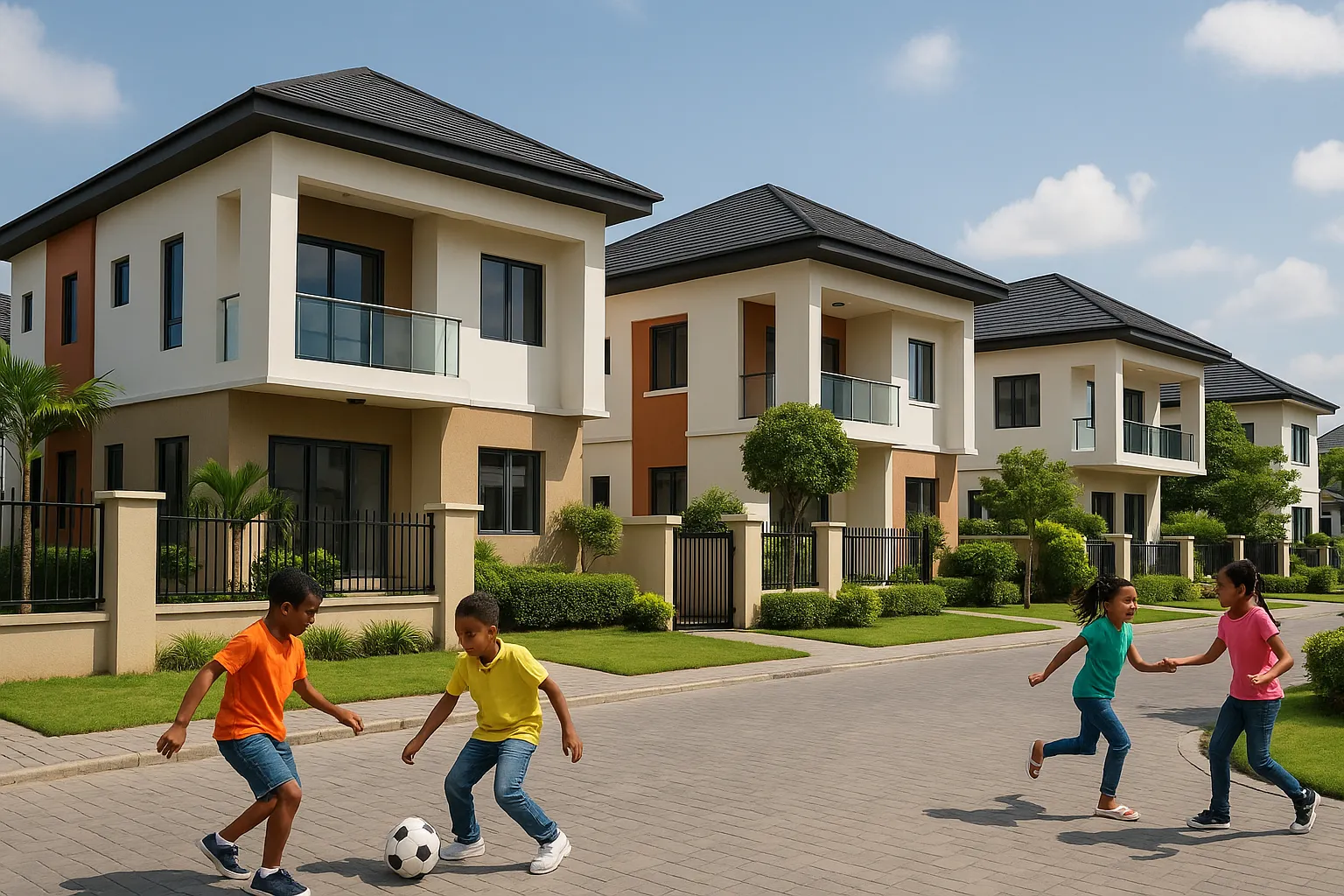 Modern Nigerian duplex homes