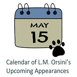 Calendar icon with cat pawprint and the word 