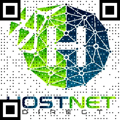 HostNetDirect Logo QR