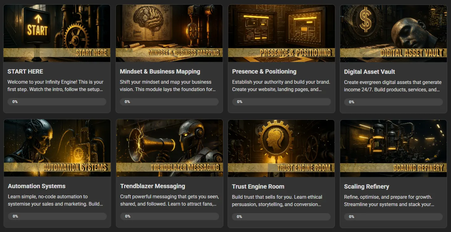 Infinity Engine Classroom Front