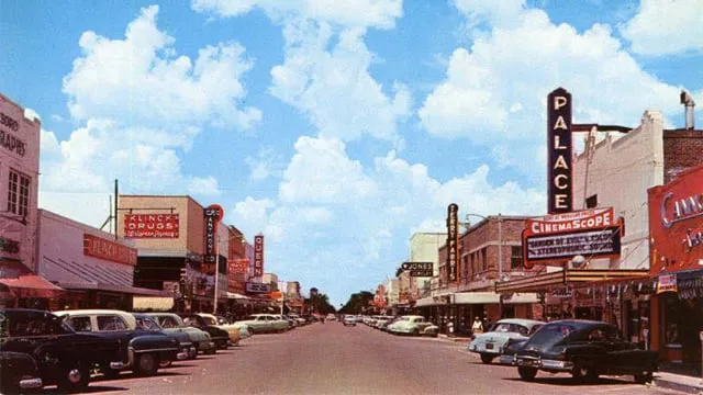 mcallen downtown circa 1970