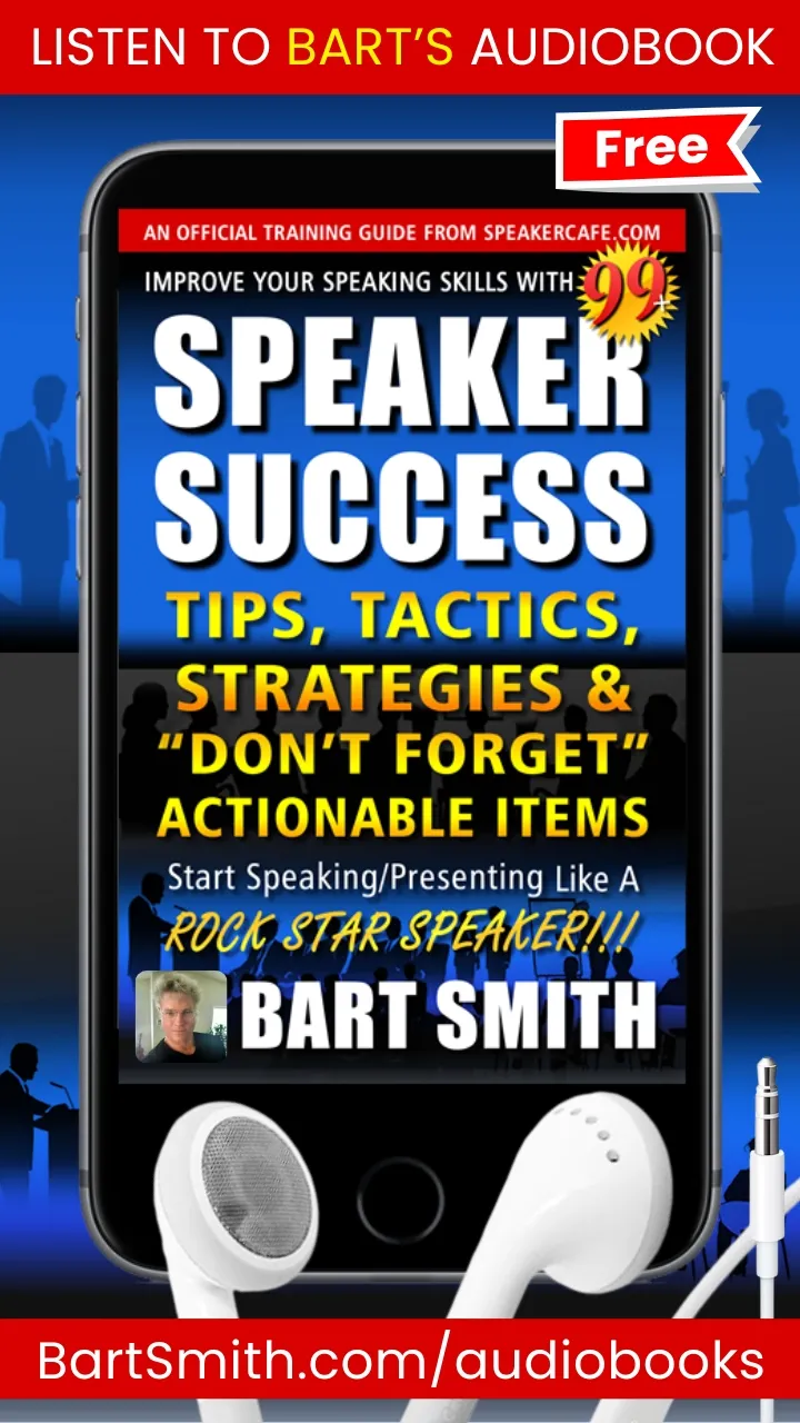 99+ Speaker Success Tips & Tactics Audiobook by Bart Smith