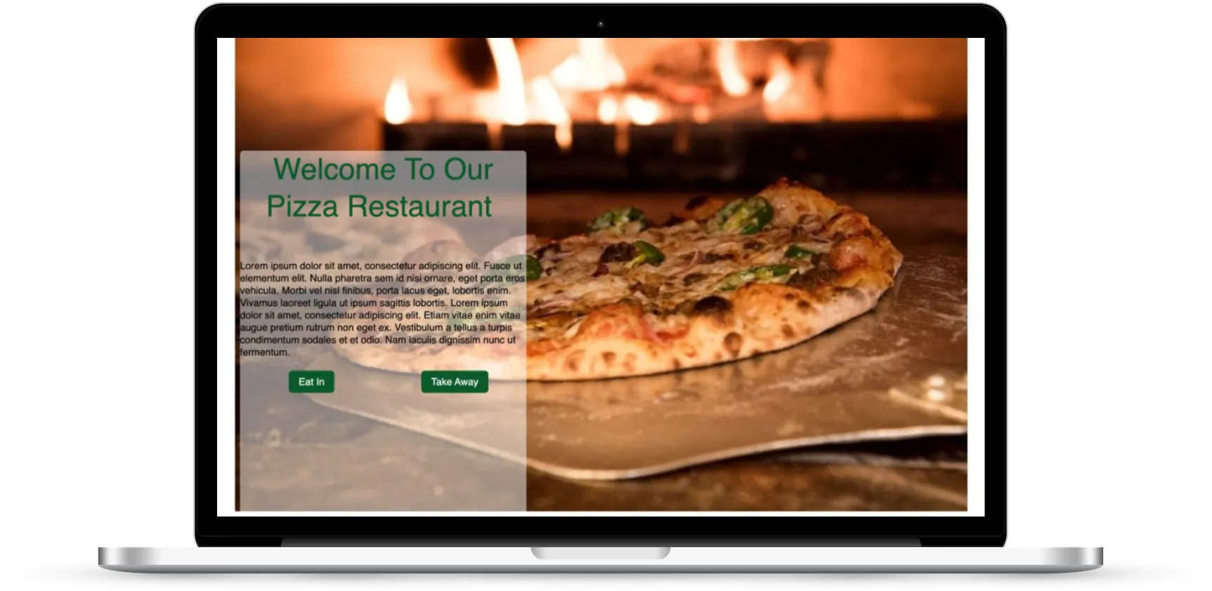 Free Complete pizza restaurant template