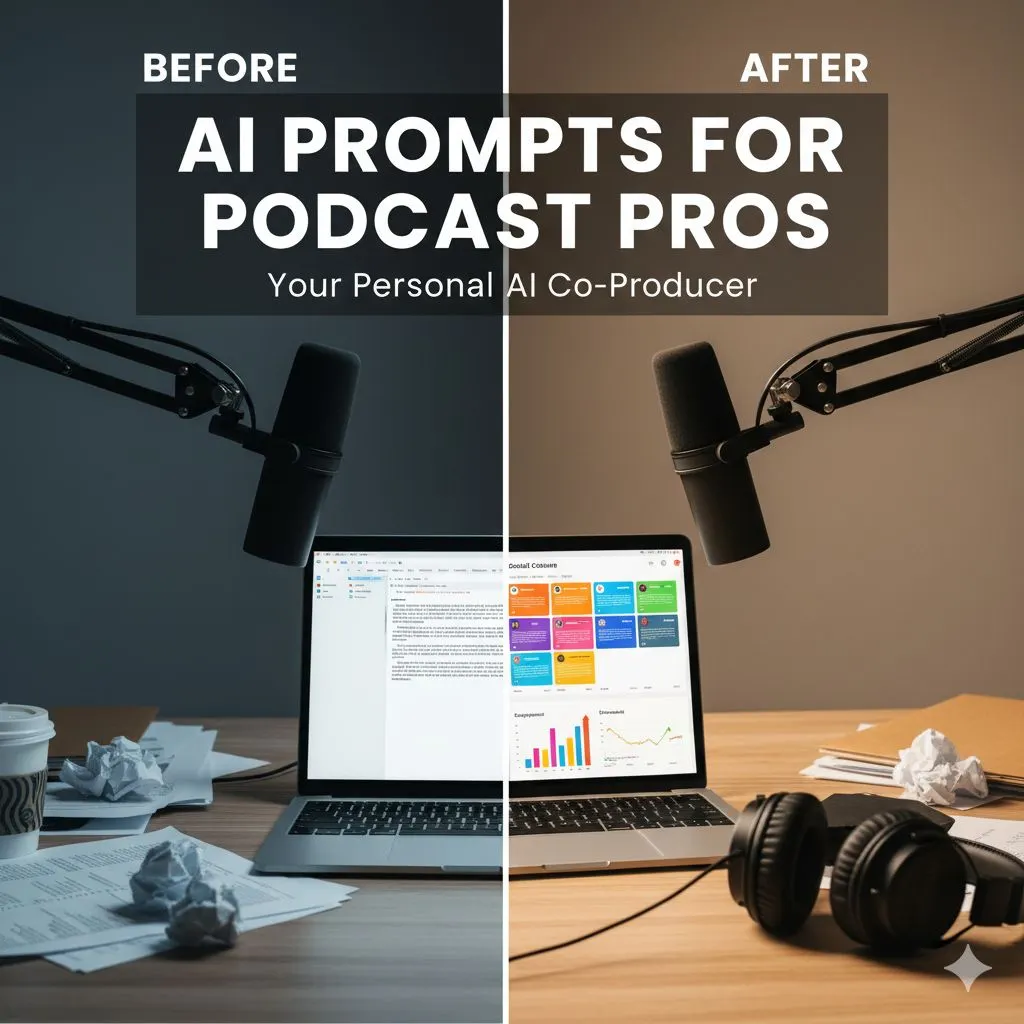 AI Prompts for Podcast Pros | Save Time on Show Notes & Promotion