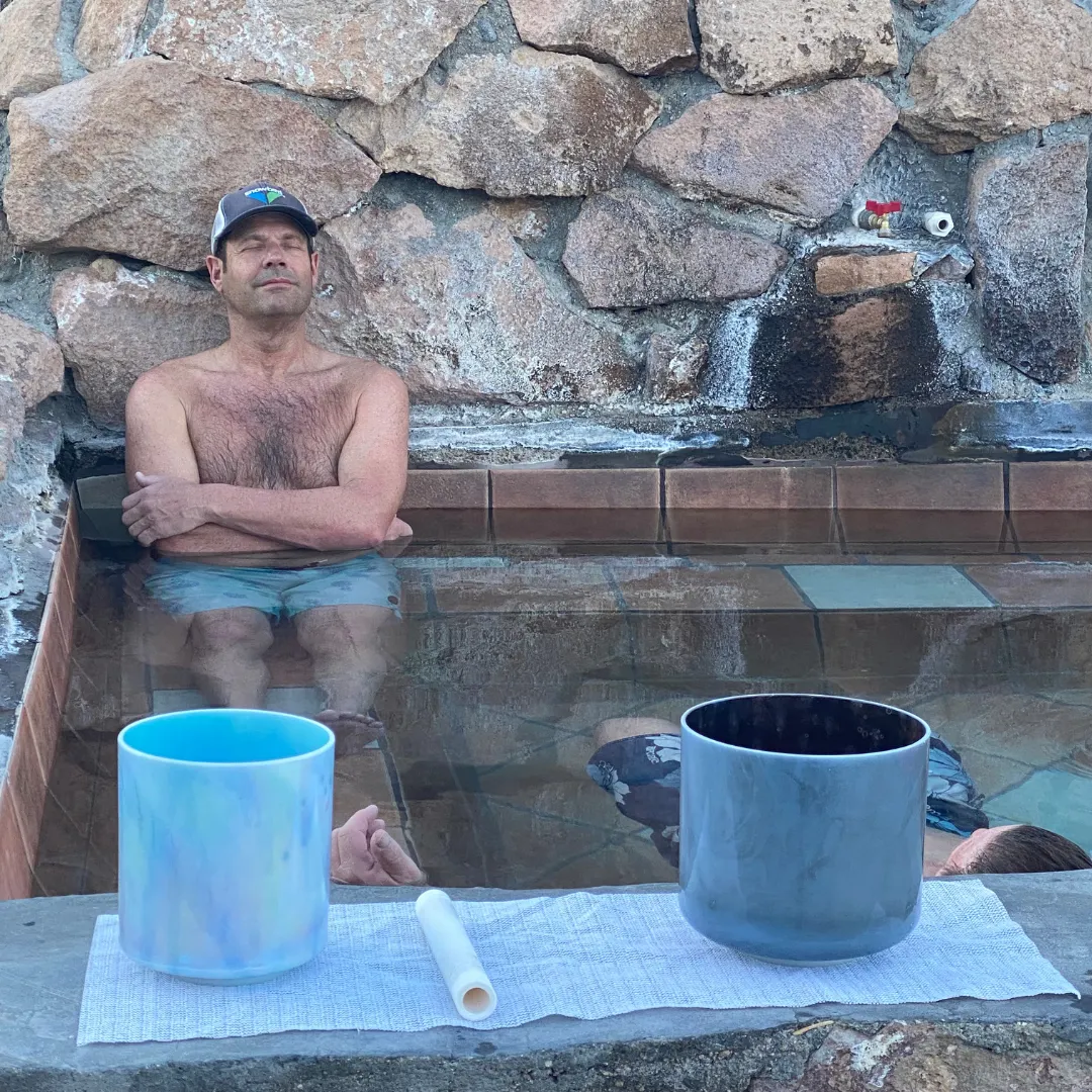Private Sound Bath Poolside in Mammoth Lakes, CA
