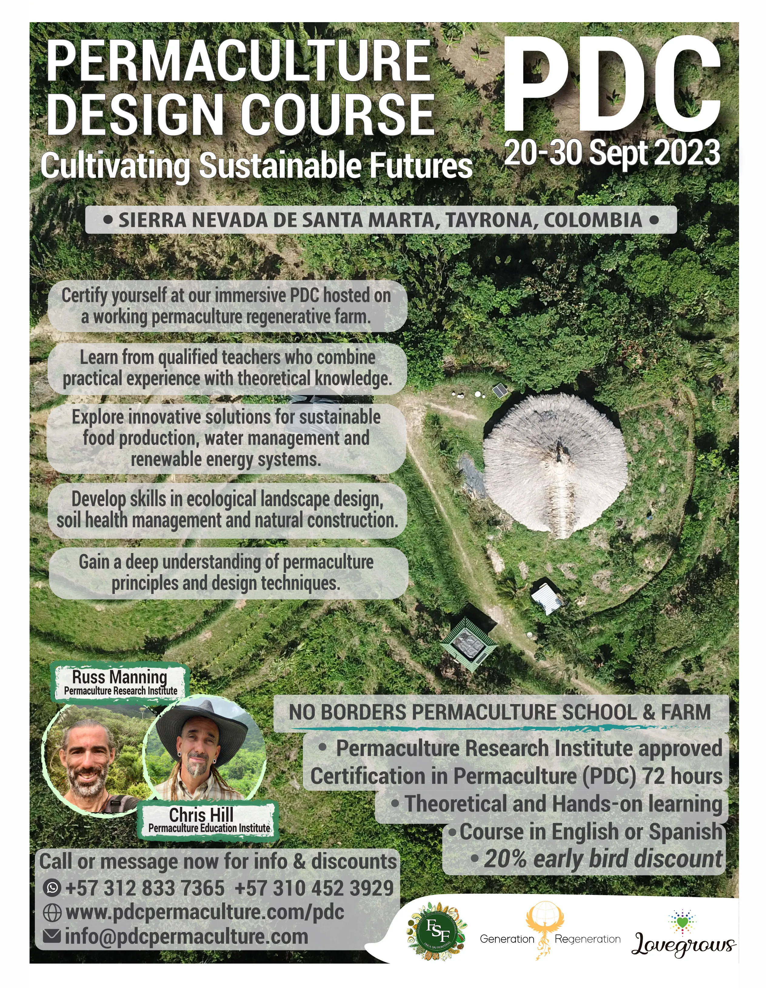 Permaculture design course PDC Colombia  2023