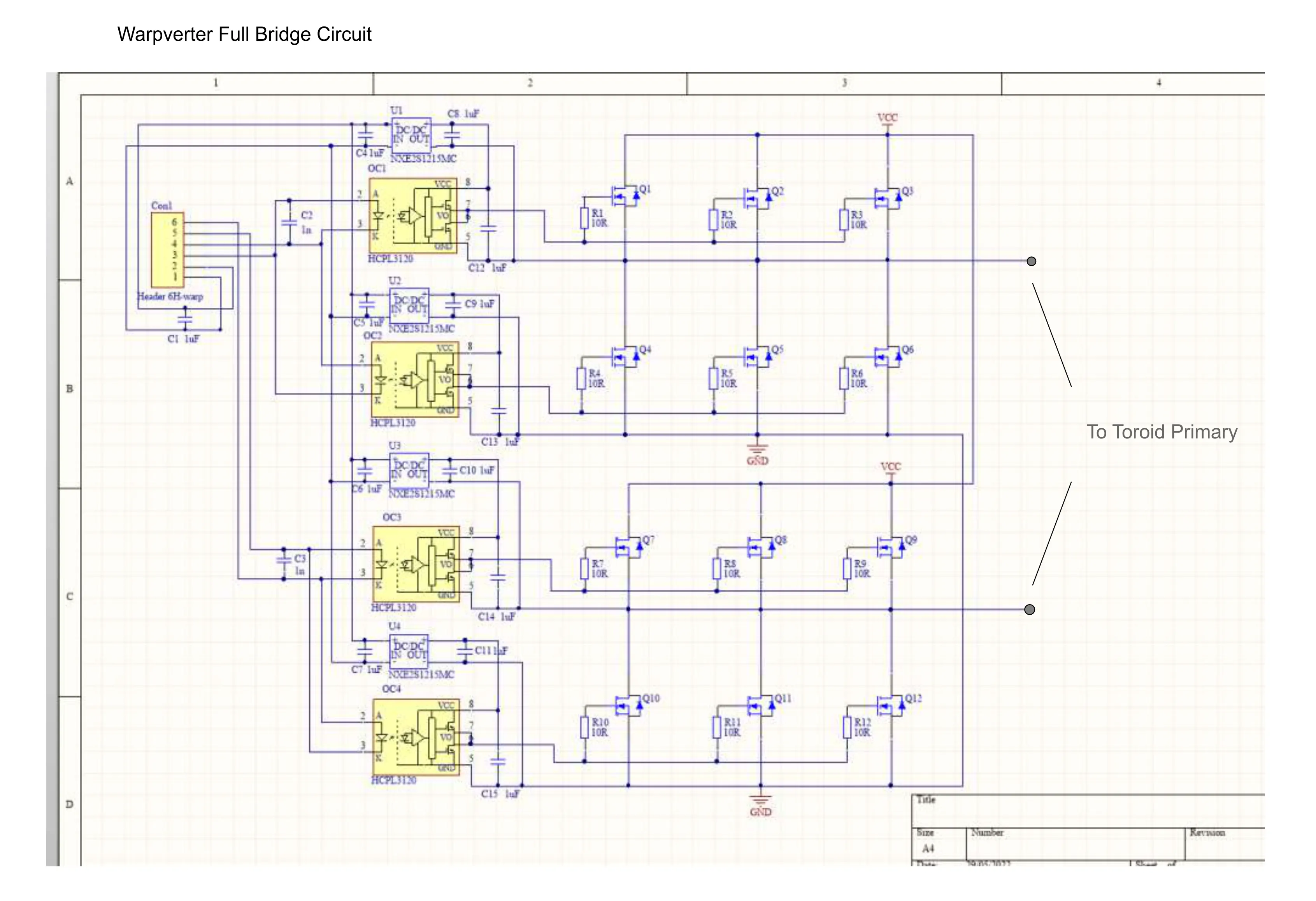 Warpverter Full Bridge Circuit