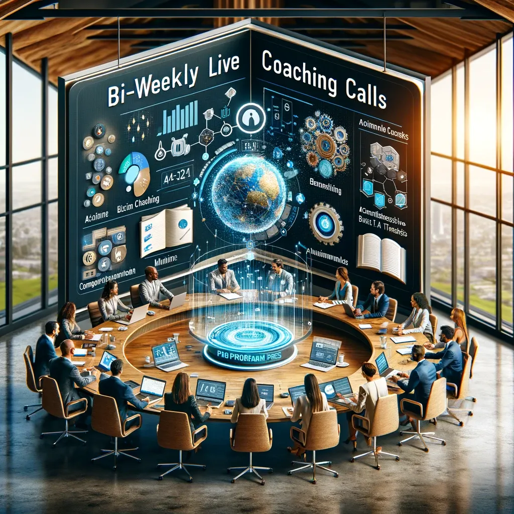 Bi-weekly live coaching calls for personalised guidance