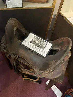 Civil War saddle used by Virginia Cavalry member Hammond Fletcher Crump