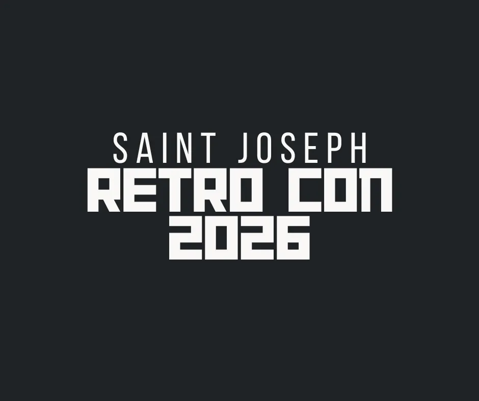 retro con logo