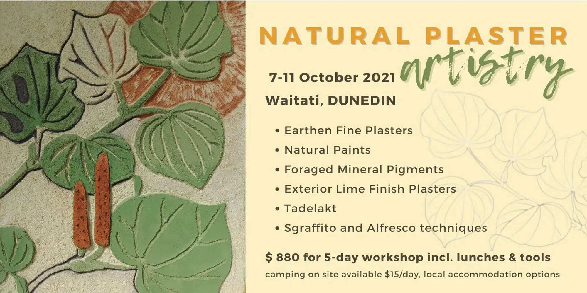 Natural Plaster Artistry Workshop