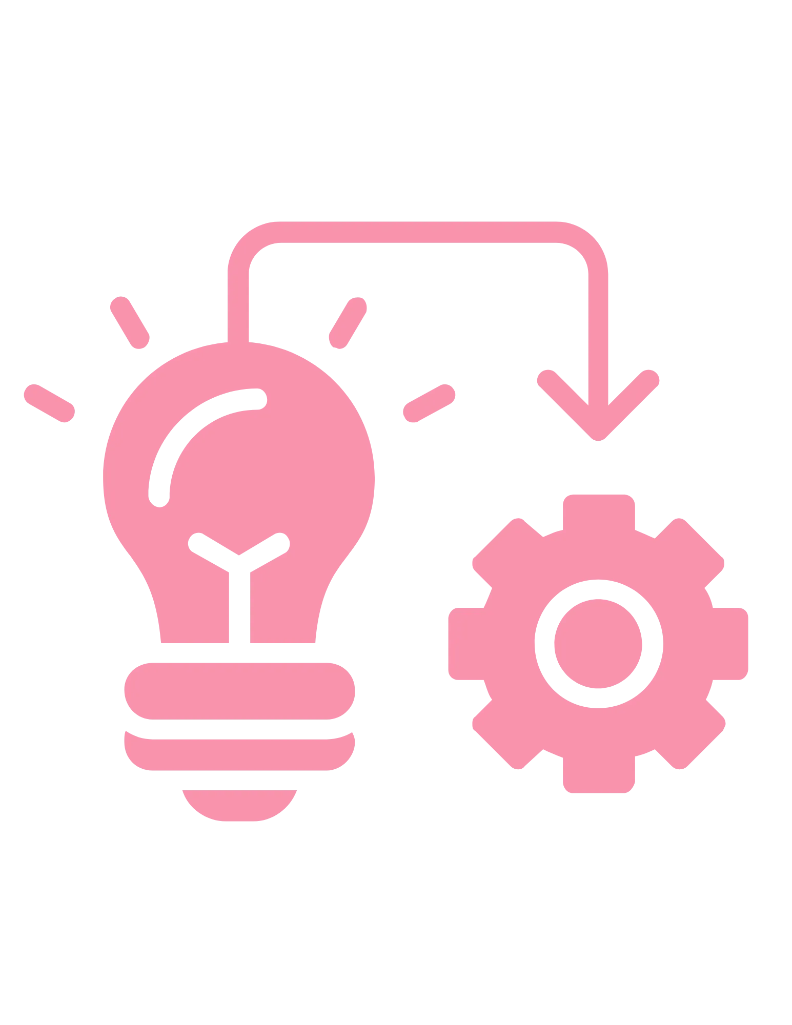 light bulb idea icon