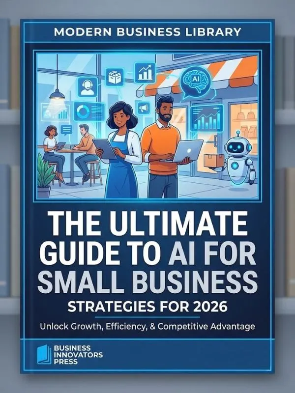 The ultimate guide to AI for small business — strategies for 2026 digital cover