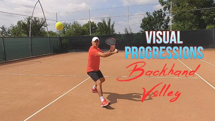Backhand Volley - visual tennis lesson