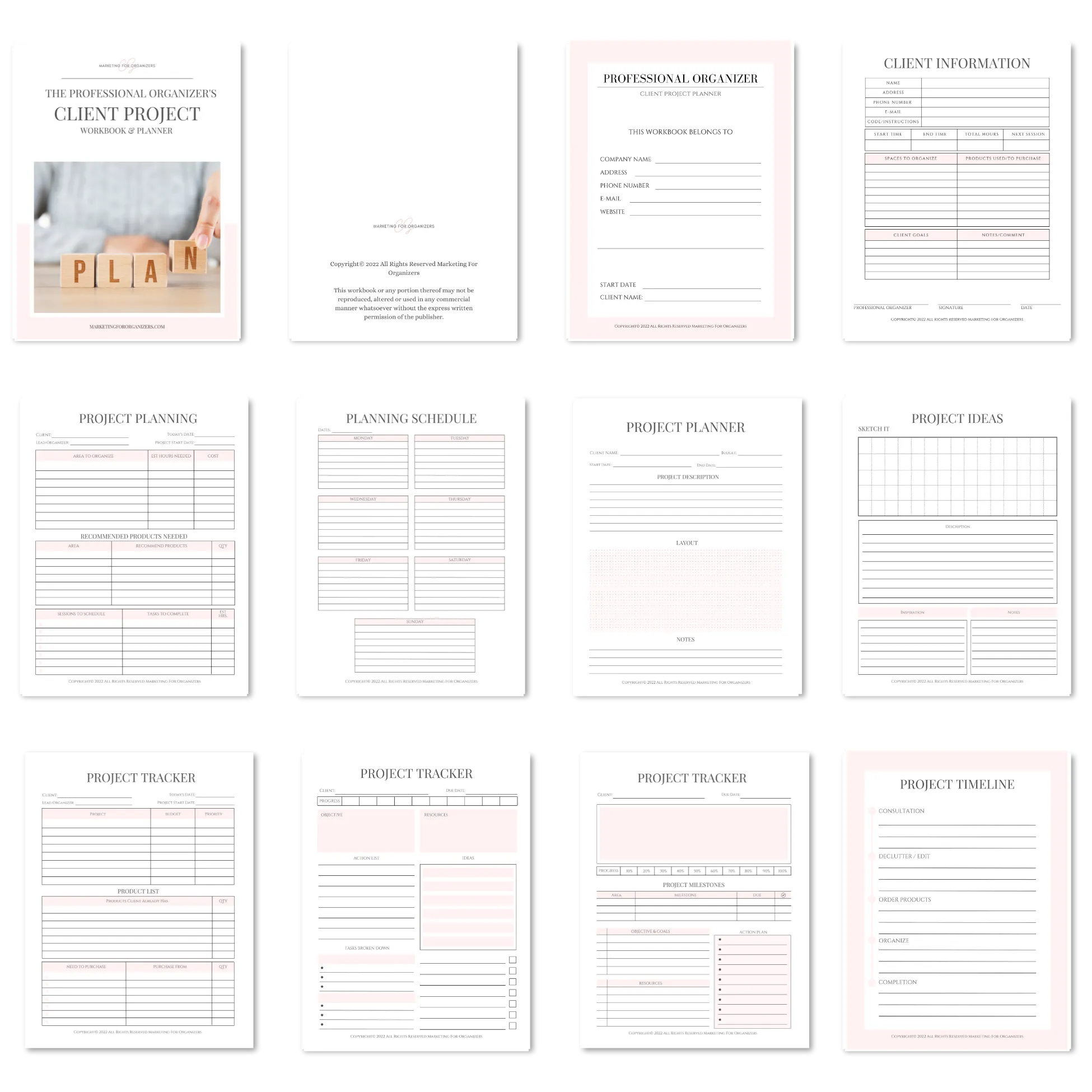Client project planner pages 1-12