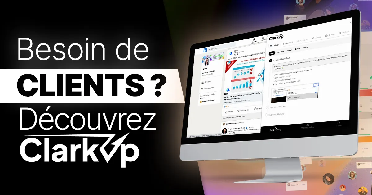 Besoin de clients ? Découvrez Clarkup