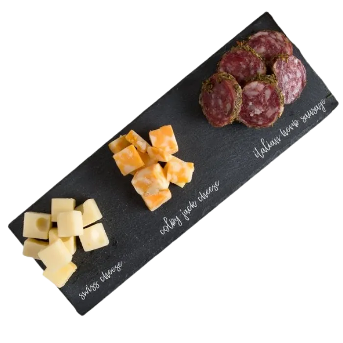 Slate Serving Board with Soapstone - Small
