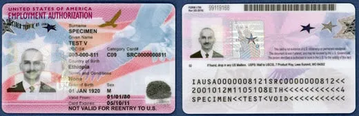 US National Identity Card