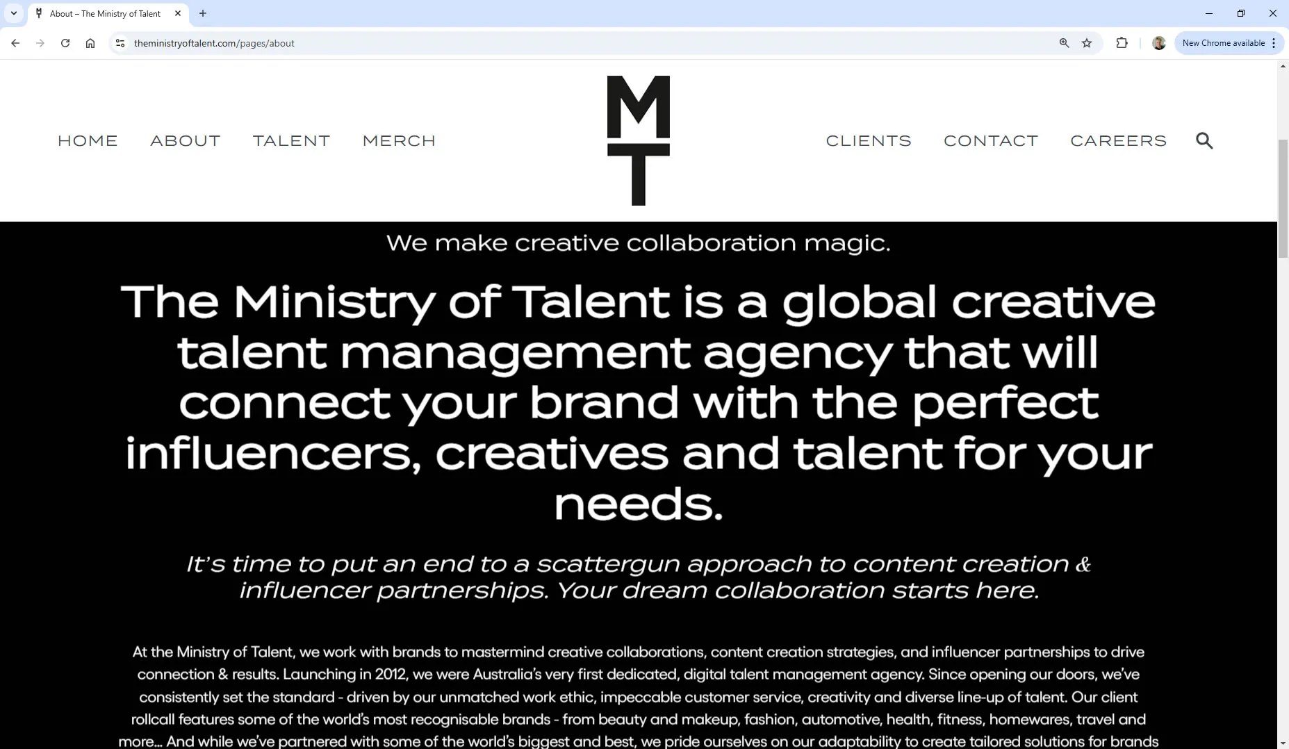 The Ministry of Talent