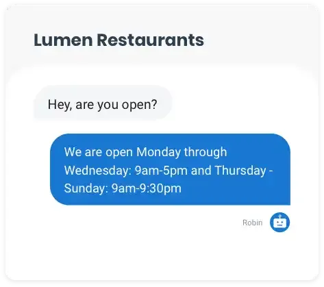 restaurant webchat platform