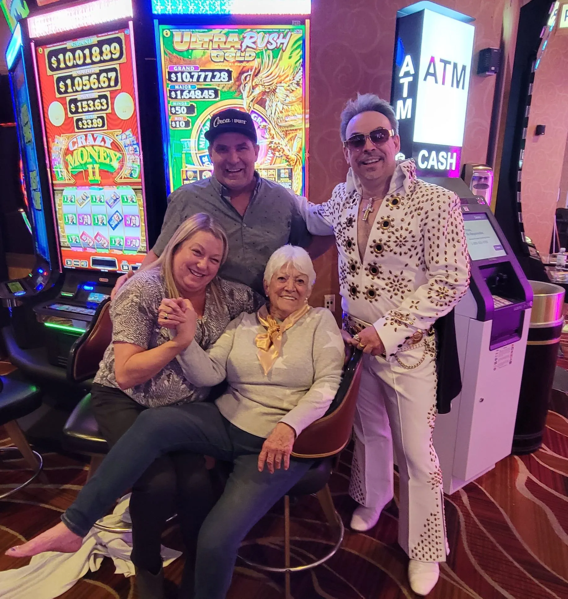Jimmi Ellis with fans at TThe Pass Casino Henderson NV