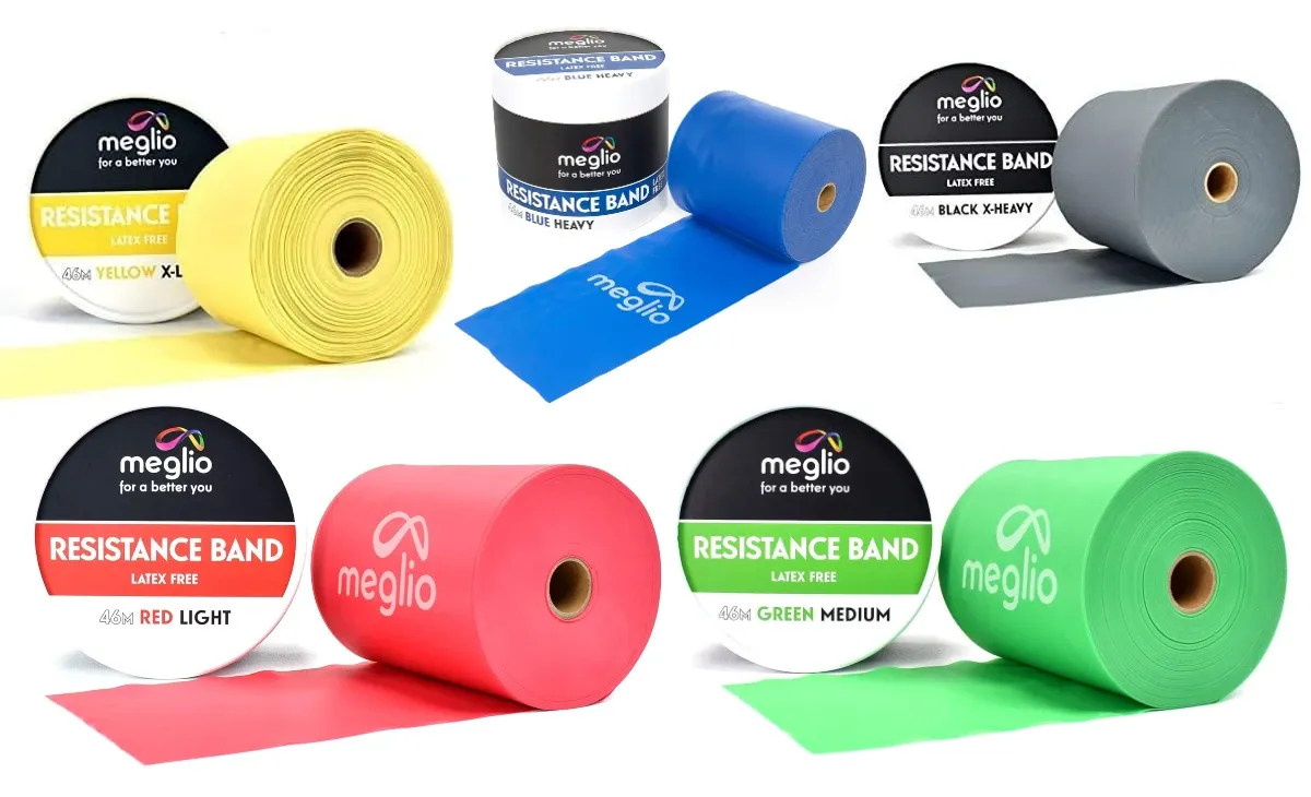 Bandas elasticas para terapia marca Meglio