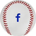 baseball image with facebook icon