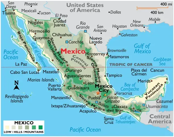 Mexico Map