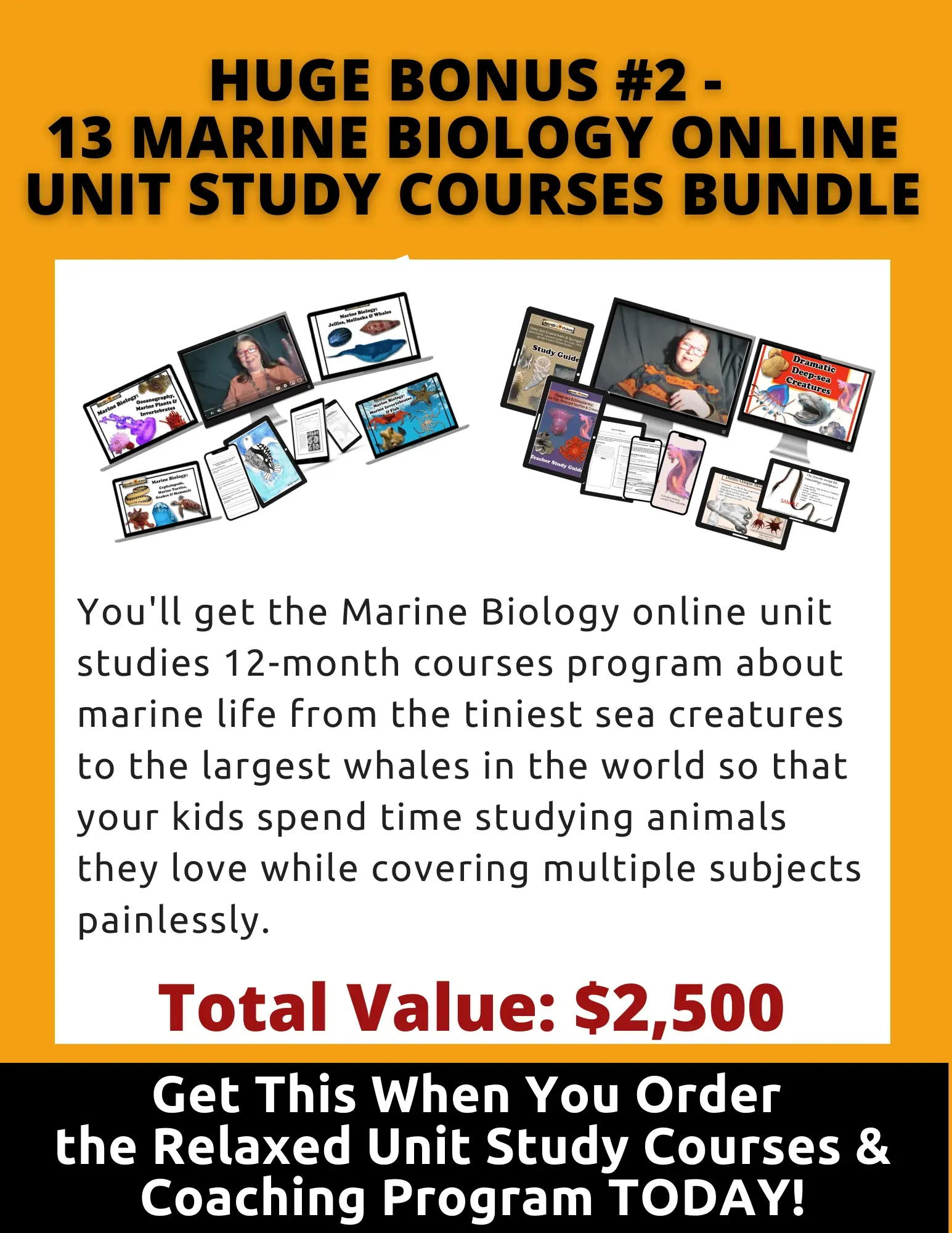 BONUS #2 - Marine Biology Course BUNDLE