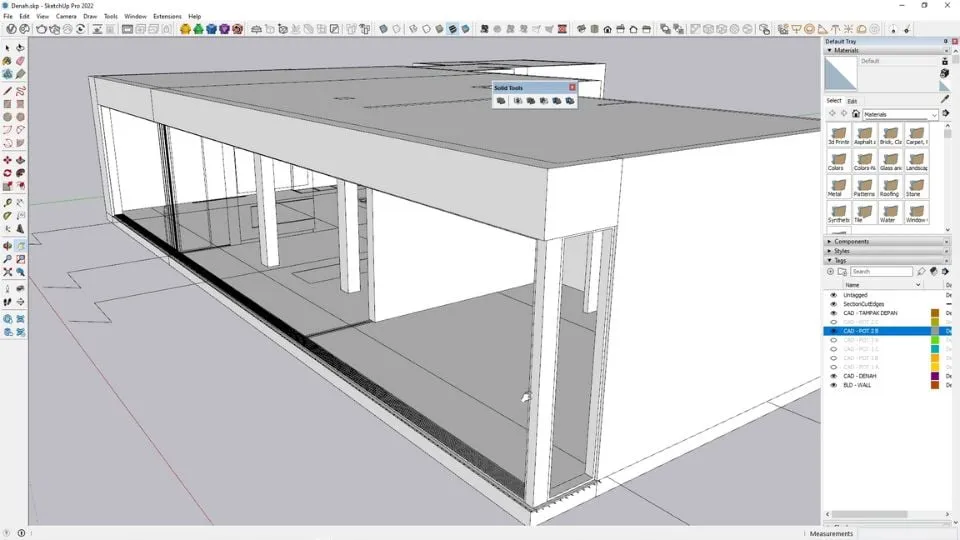modeling interior sketchup enscape 3.5