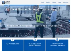 Alpha Alliance KSA Website