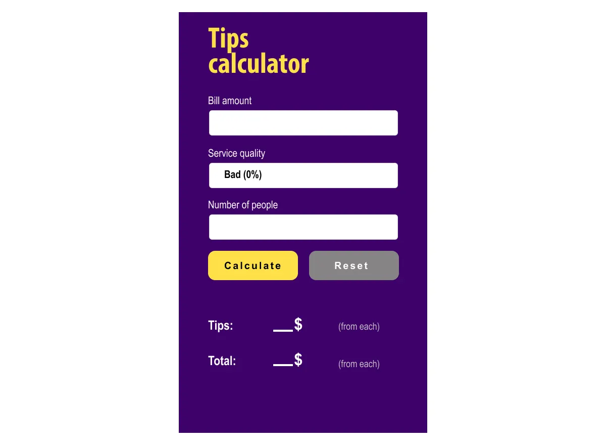 Tip Calculator