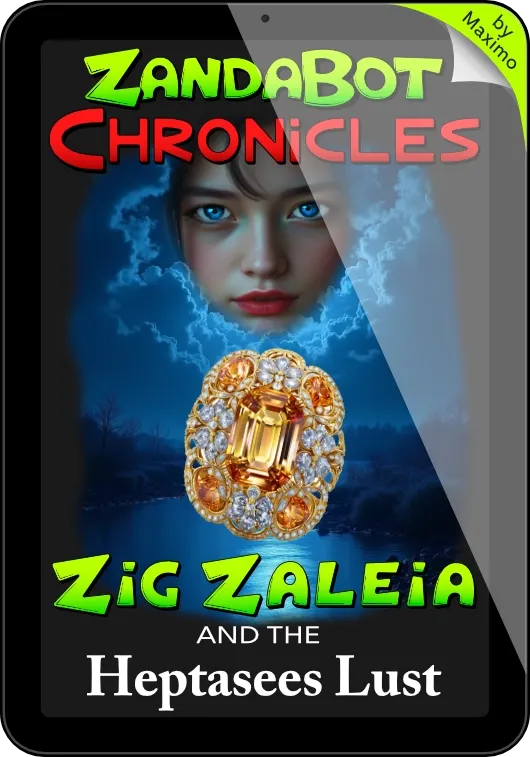 ZandaBot Chronicles Zig Zaleia and the Heptasees Lust