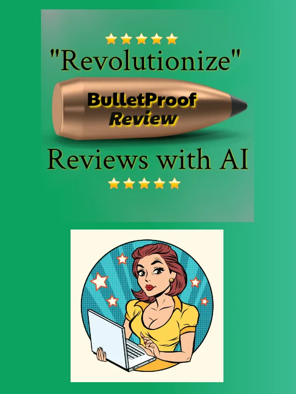 Business Woman Enjoying 5 Star Google Reviews Usng Bulletproof Review