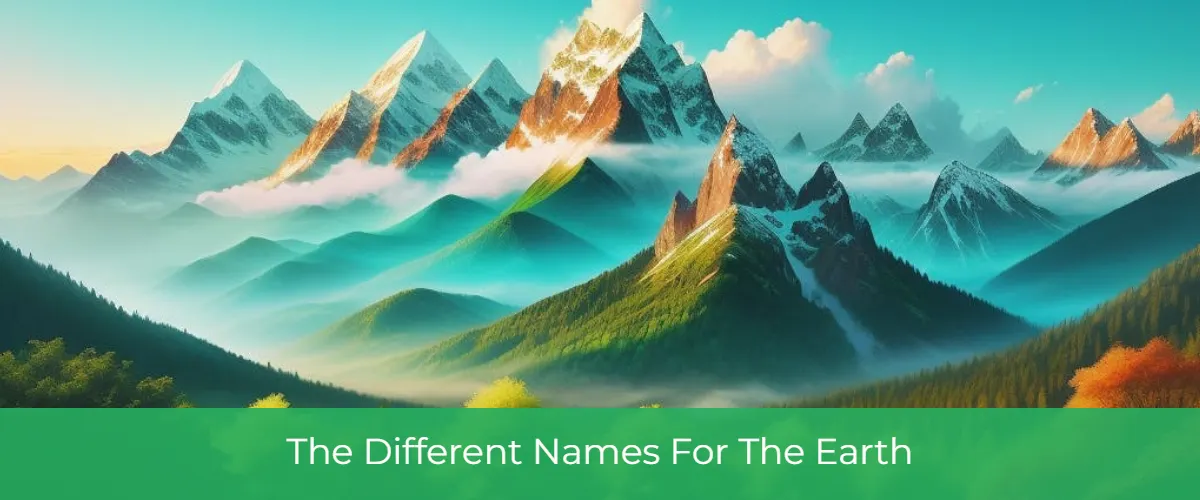 Names for the earth