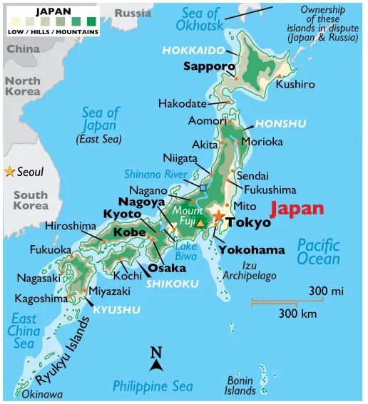 Japan Map