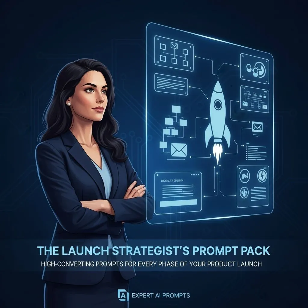 Launch Strategist AI Prompt Pack hero