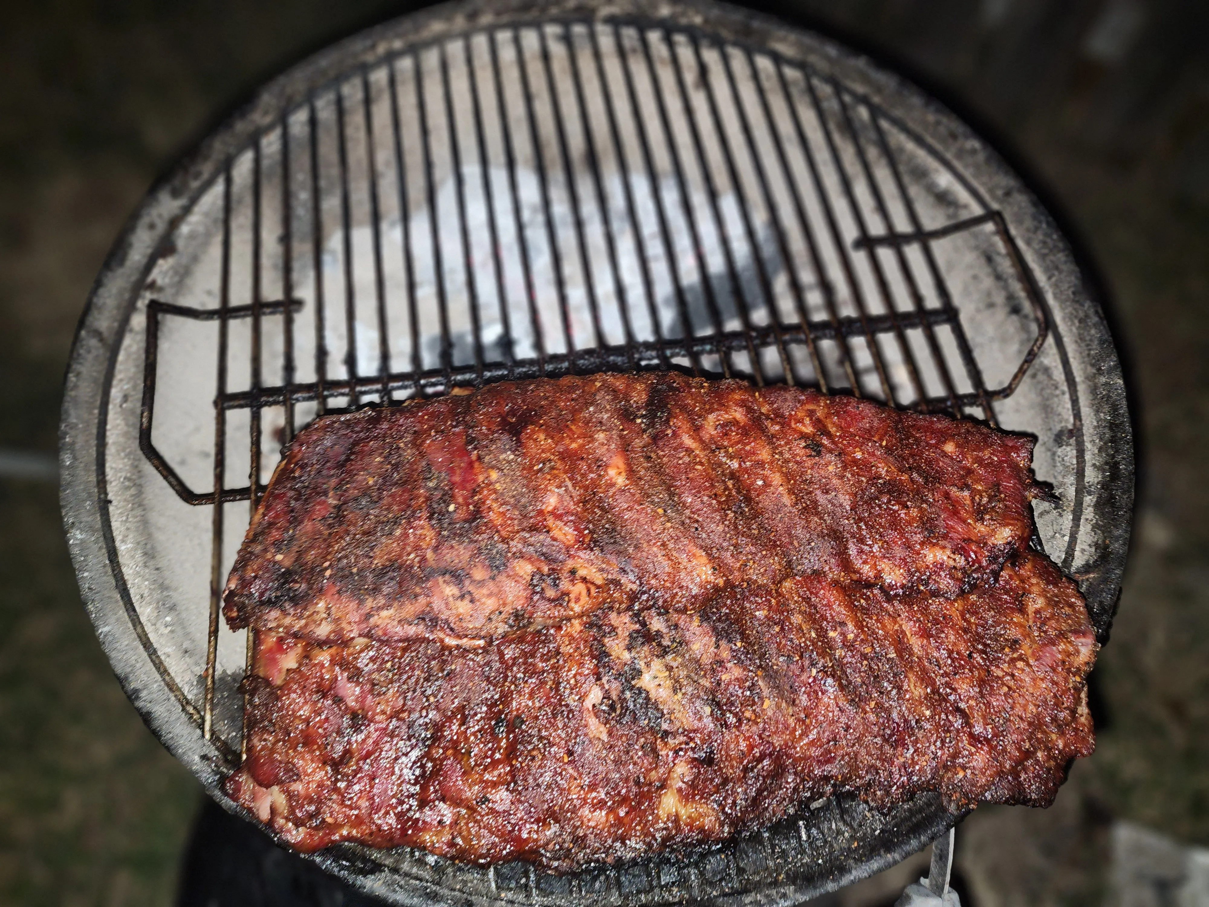 Uncle C's Grilling Ribs 