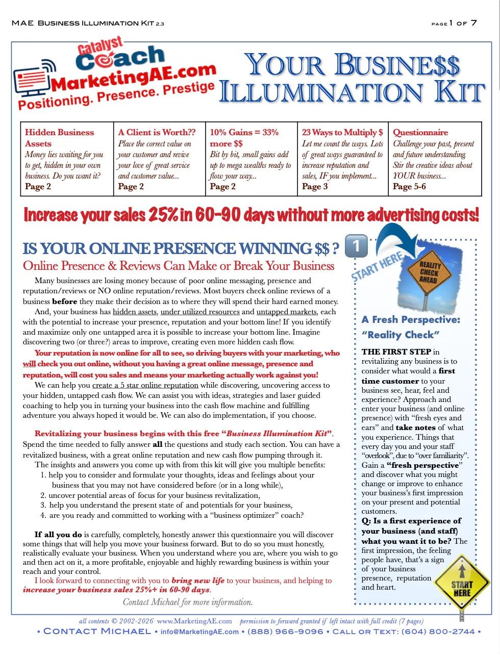 MAE Business Illumination Kit 2.3